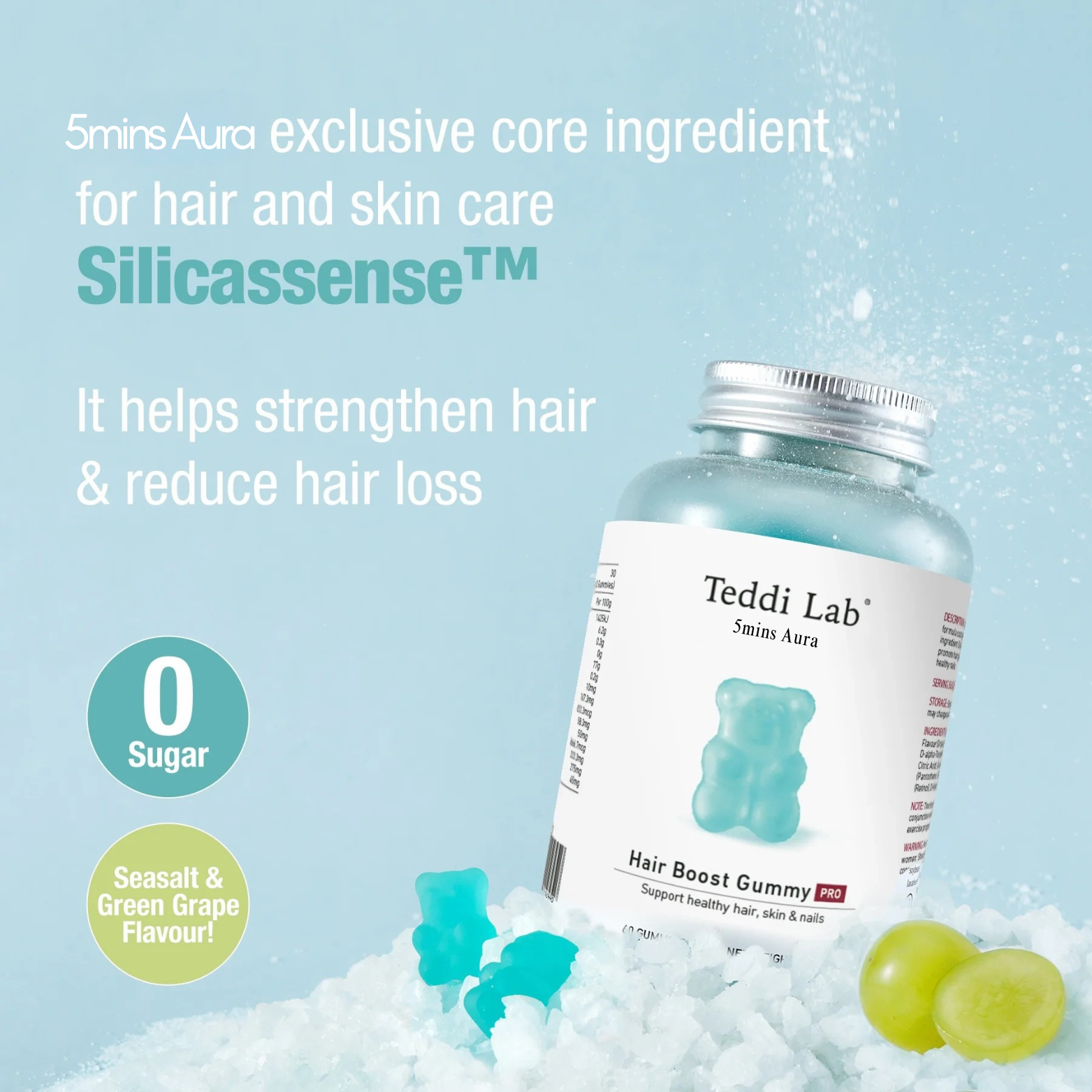 Hair Boost Sea Salt Gummy Bear