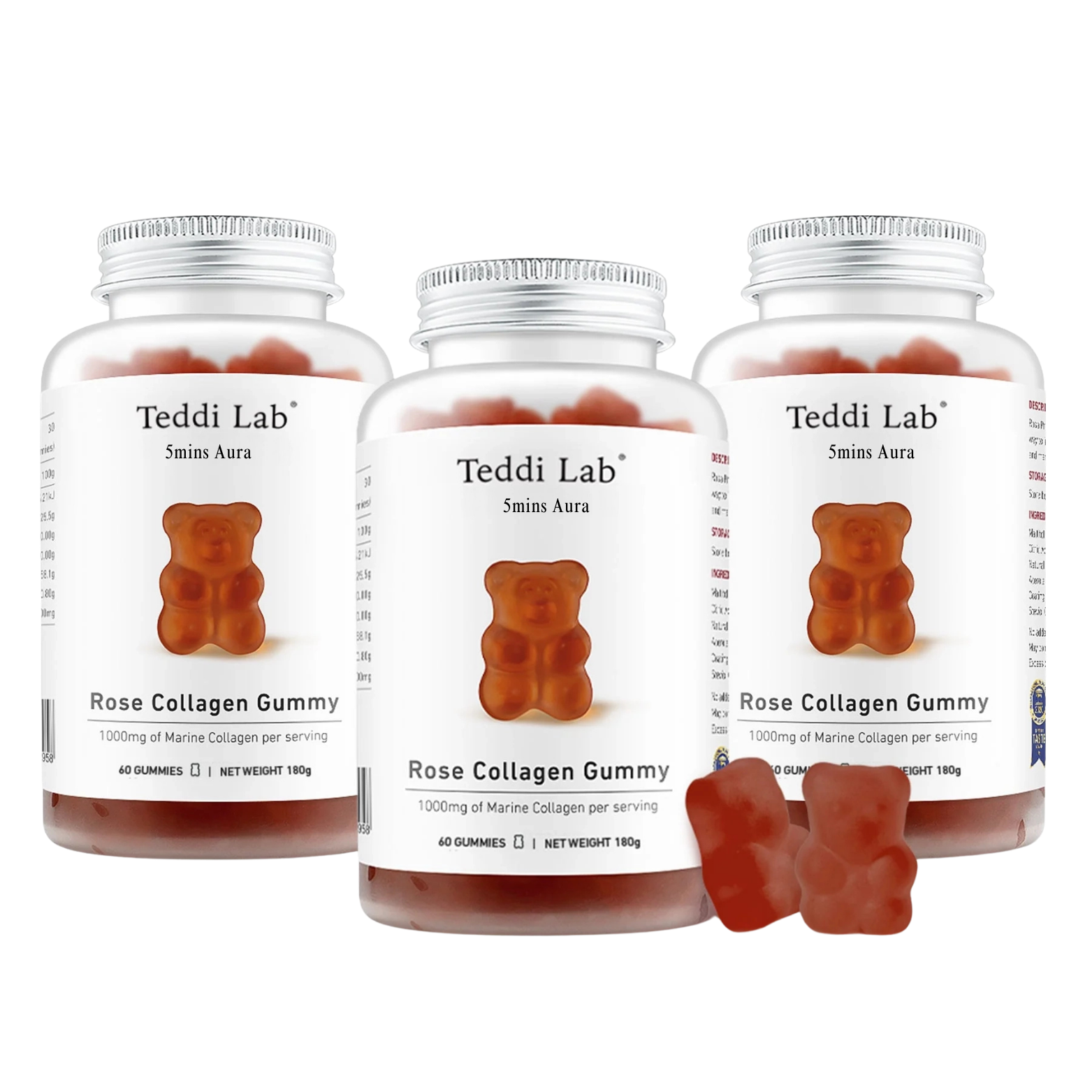 Collagen Rose Gummy Bear