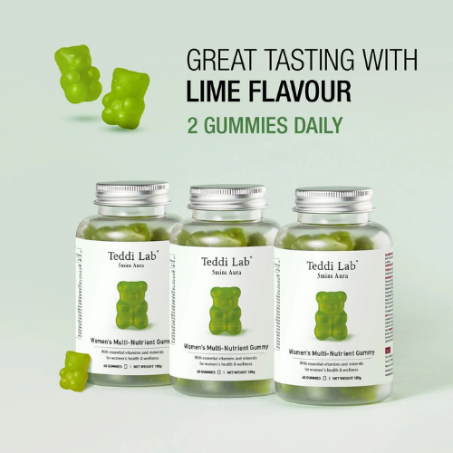 Multi-Nutrient Lime Gummy Bear